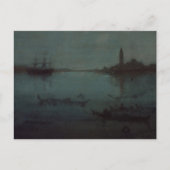 James Whistler - Nocturne: De Lagune, Venetië Briefkaart (Voorkant)