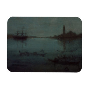 James Whistler - Nocturne: De lagune, Venetië Magneet
