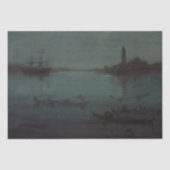 James Whistler - Nocturne: De lagune, Venetië Tissuepapier (Voorkant)