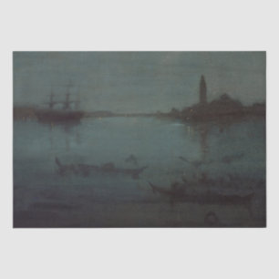 James Whistler - Nocturne: De lagune, Venetië Tissuepapier