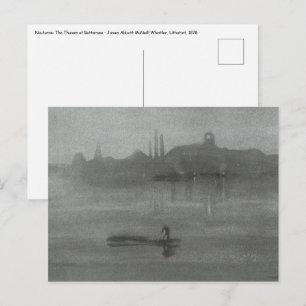 James Whistler - Nocturne: De Theems in Battersea Briefkaart