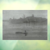 James Whistler - Nocturne: De Theems in Battersea Raamsticker (Vel 3)