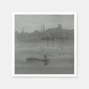 James Whistler - Nocturne: De Theems in Battersea Servet