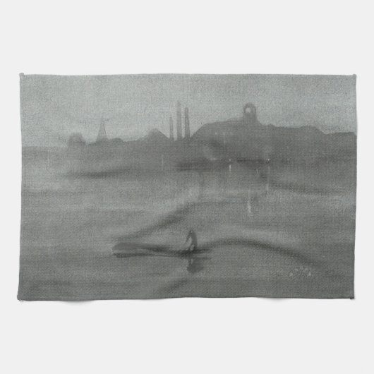 James Whistler - Nocturne: De Theems in Battersea Theedoek (Horizontaal)