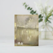 James Whistler: Nocturne Grey and Gold - Canal Briefkaart (Staand voorkant)