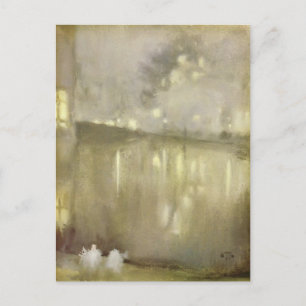 James Whistler: Nocturne Grey and Gold - Canal Briefkaart