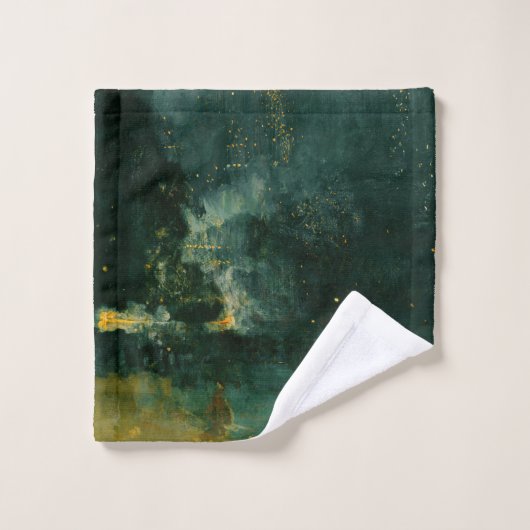 James Whistler - Nocturne in Black en Gold Bad Handdoek (Wasdoekje)