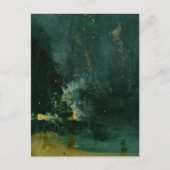 James Whistler - Nocturne in Black en Gold Briefkaart (Voorkant)