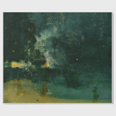 James Whistler - Nocturne in Black en Gold Cadeaupapier (Vlak)