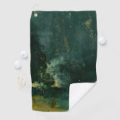 James Whistler - Nocturne in Black en Gold Golfhanddoek (Insitu)