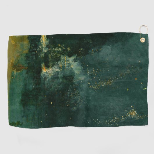 James Whistler - Nocturne in Black en Gold Golfhanddoek (Horizontaal)