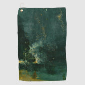 James Whistler - Nocturne in Black en Gold Golfhanddoek (Voorkant)