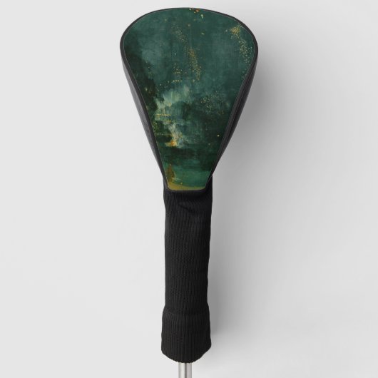 James Whistler - Nocturne in Black en Gold Golfheadcover (Voorkant)