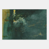 James Whistler - Nocturne in Black en Gold Inpakpapier Vel (Voorkant 2)