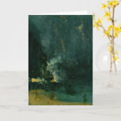 James Whistler - Nocturne in Black en Gold Kaart (Gele Bloem)