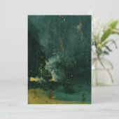 James Whistler - Nocturne in Black en Gold Kaart (Staand voorkant)