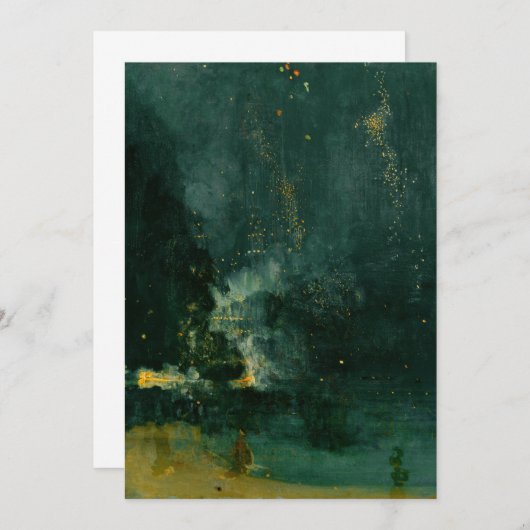 James Whistler - Nocturne in Black en Gold Kaart (Voorkant / Achterkant)