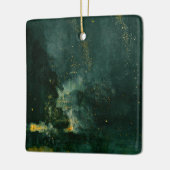 James Whistler - Nocturne in Black en Gold Keramisch Ornament (Links)