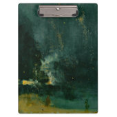 James Whistler - Nocturne in Black en Gold Klembord (Voorkant)