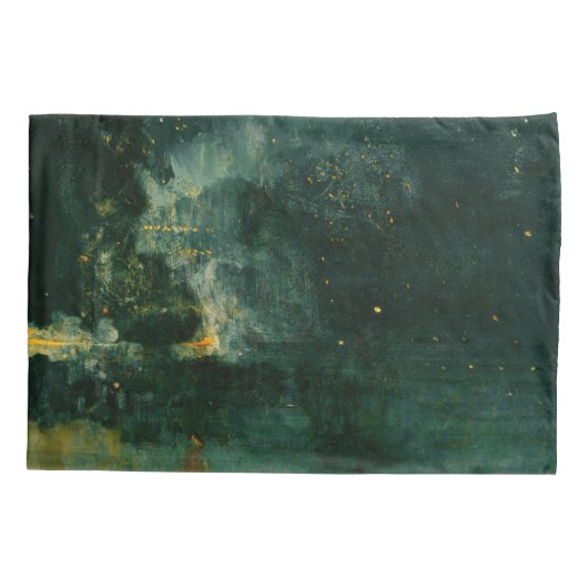 James Whistler - Nocturne in Black en Gold Kussensloop (Achterkant)