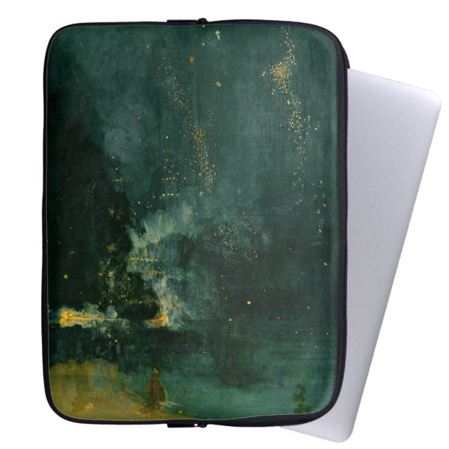 James Whistler - Nocturne in Black en Gold Laptop Sleeve (Creator heeft geüpload)