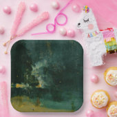 James Whistler - Nocturne in Black en Gold Papieren Bordje (Feest)