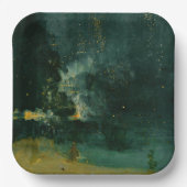 James Whistler - Nocturne in Black en Gold Papieren Bordje (Voorkant)