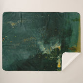 James Whistler - Nocturne in Black en Gold Sherpa Deken (Voorkant (horizontaal))