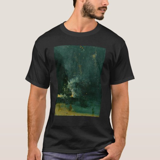 James Whistler - Nocturne in Black en Gold T-shirt (Voorkant)