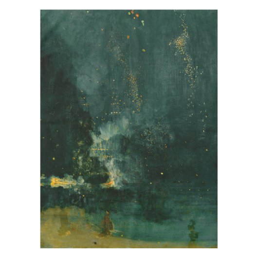 James Whistler - Nocturne in Black en Gold Tafelkleed (Voorkant)