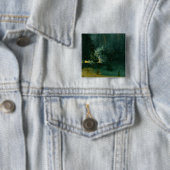 James Whistler - Nocturne in Black en Gold Vierkante Button 5,1 Cm (In situ)