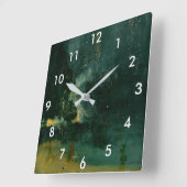 James Whistler - Nocturne in Black en Gold Vierkante Klok (Hoek)