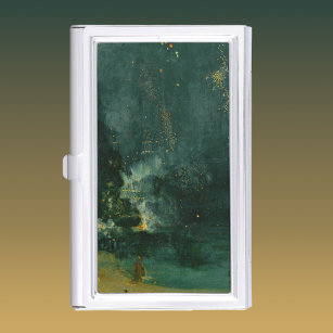 James Whistler - Nocturne in Black en Gold Visitekaarthouder