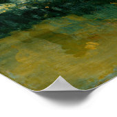 James Whistler - Nocturne in zwart en goud Poster (Hoek)