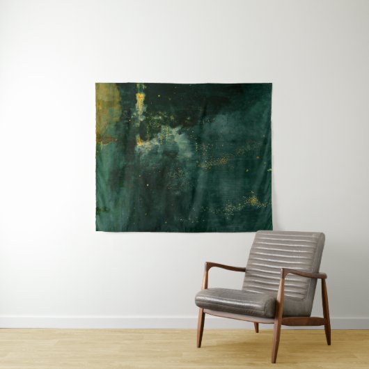 James Whistler - Nocturne in zwart en goud Wandkleed (In Situ (horizontaal))