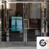 James Whistler - Nocturne, Old Battersea Bridge Raamsticker (Kantoordeur)