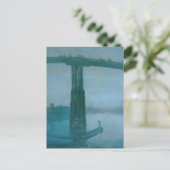 James Whistler - Nocturne, Oude Battersea-brug  Briefkaart (Staand voorkant)