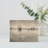 James Whistler - Nocturne, uit Venetië Briefkaart (Staand voorkant)