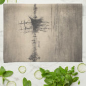 James Whistler - Nocturne, uit Venetië Theedoek (Gevouwen)