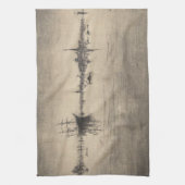 James Whistler - Nocturne, uit Venetië Theedoek (Verticaal)