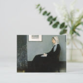 James Whistler-Portrait van de moeder van de kunst Briefkaart (Staand voorkant)