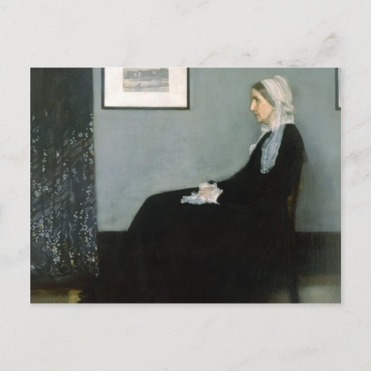 James Whistler-Portrait van de moeder van de kunst Briefkaart (Voorkant)
