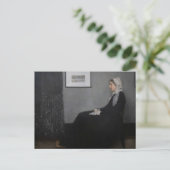 James Whistler - Portret van de moeder van de kuns Briefkaart (Staand voorkant)