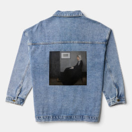 James Whistler - Portret van de moeder van de kuns Denim Jacket