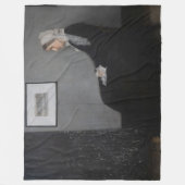 James Whistler - Portret van de moeder van de kuns Fleece Deken (Voorkant)