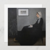 James Whistler - Portret van de moeder van de kuns Kaart (Voorkant / Achterkant)
