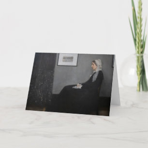 James Whistler - Portret van de moeder van de kuns Kaart