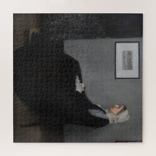 James Whistler - Portret van de Moeder van de Kuns Legpuzzel (Horizontaal)