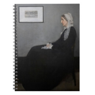 James Whistler - Portret van de moeder van de kuns Notitieboek