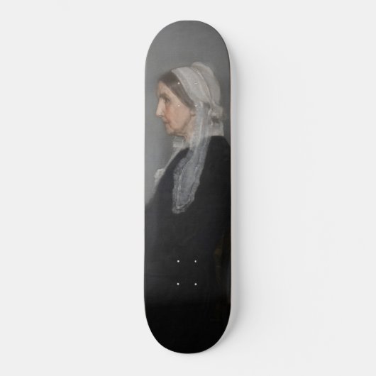 James Whistler - Portret van de moeder van de kuns Persoonlijk Skateboard (Voorkant)